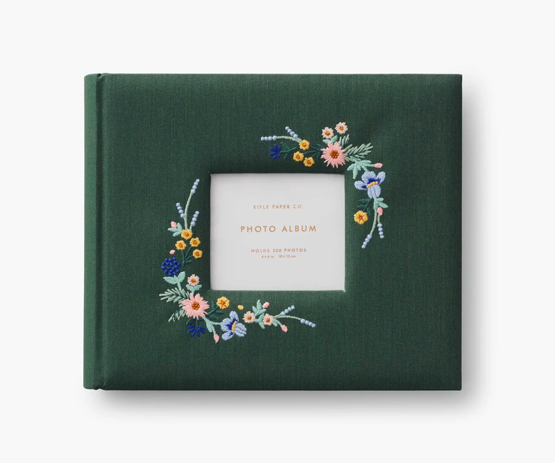 Rifle Paper Co. Wildwood Embroidered Heirloom Photo Album