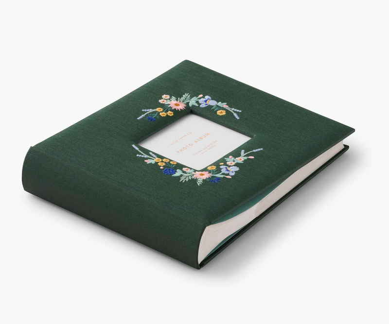 Rifle Paper Co. Wildwood Embroidered Heirloom Photo Album