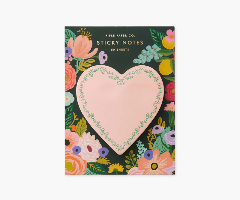 Rifle Paper Co. Heart Sticky Notes