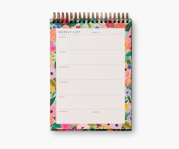 Rifle Paper Co. Desktop Weekly Planner Garden Party