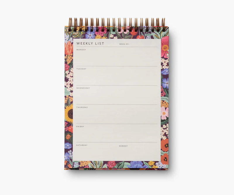 Rifle Paper Co. Blossom Desktop Weekly Planner