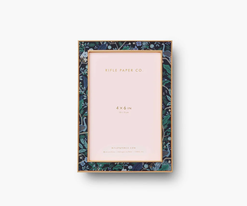 Rifle Paper Co. Peacock 4x6 Picture Frame