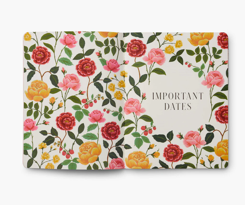 Rifle Paper Co. 2025 Roses 12-Month Appointment Notebook