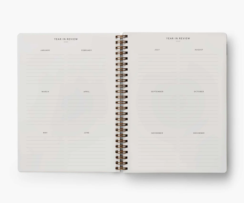 Rifle Paper Co. 2025 Roses 12-Month Softcover Spiral Planner