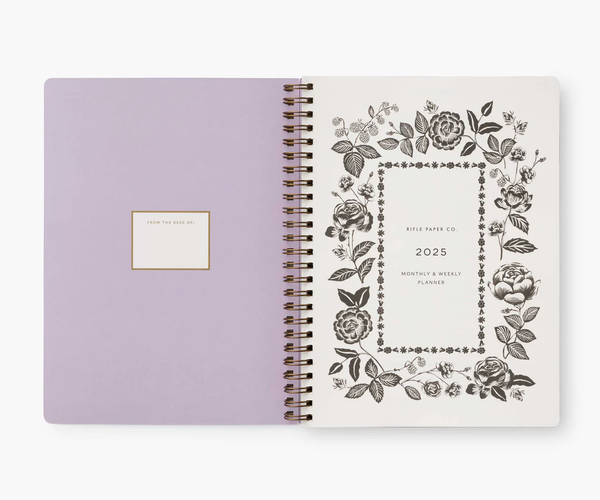 Rifle Paper Co. 2025 Mimi 12-Month Softcover Spiral Planner