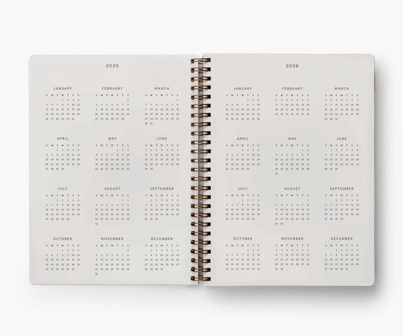 Rifle Paper Co. 2025 Mimi 12-Month Softcover Spiral Planner
