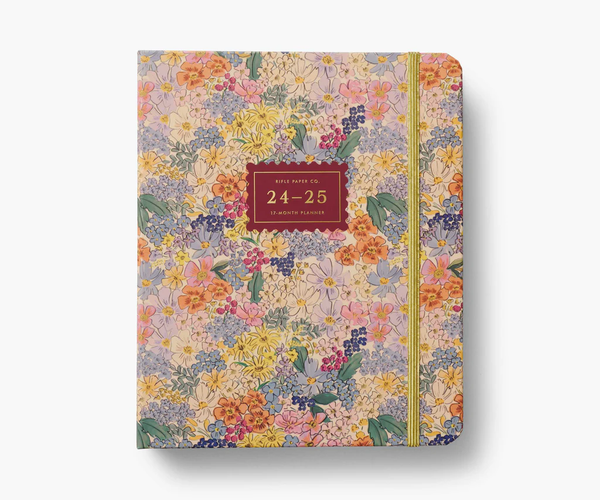 Rifle Paper Co. 2025 Mimi 17-Month Academic Covered Spiral Planner