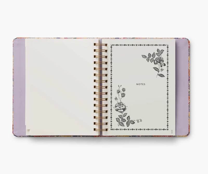 Rifle Paper Co. 2025 Mimi 17-Month Academic Covered Spiral Planner