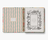 Rifle Paper Co. 2025 Roses 17-Month Academic Hardcover Spiral Planner