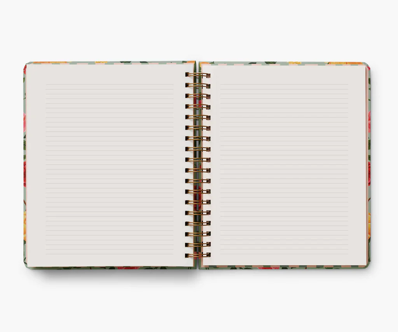 Rifle Paper Co. 2025 Roses 17-Month Academic Hardcover Spiral Planner