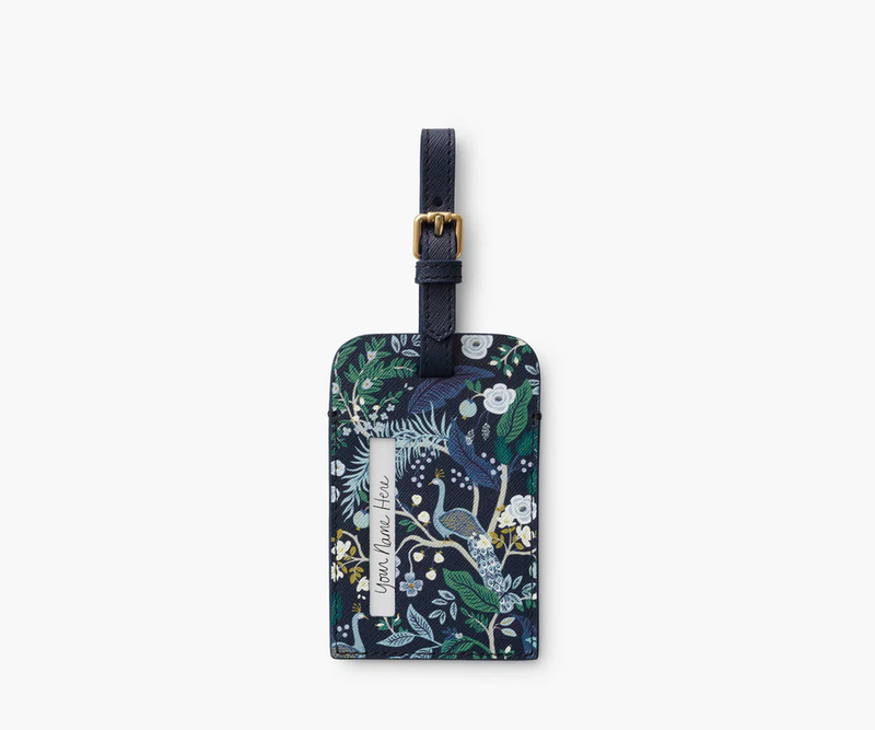 Rifle Paper Co. Peacock Luggage Tag