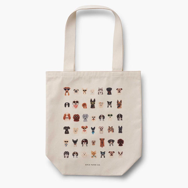 Rifle Paper Co. Dog Days Canvas Tote Bag