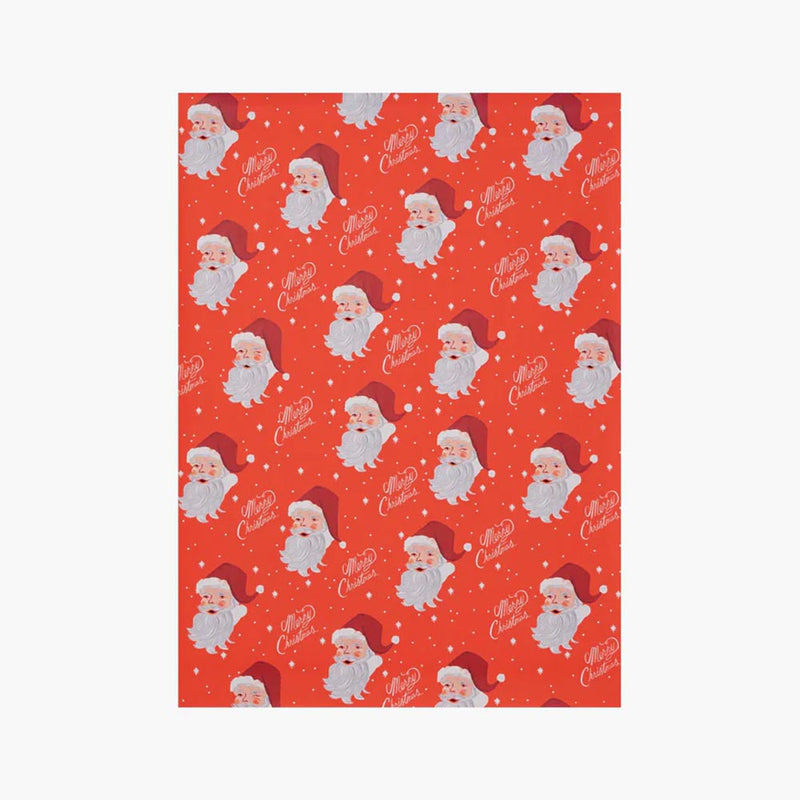 Rifle Paper Co. Roll of 3 Santa Wrapping Sheets