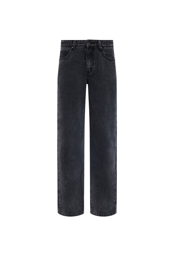 RISING JEAN - WASHED ONYX