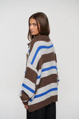 RISING SUN JERSEY - BROWN STRIPE
