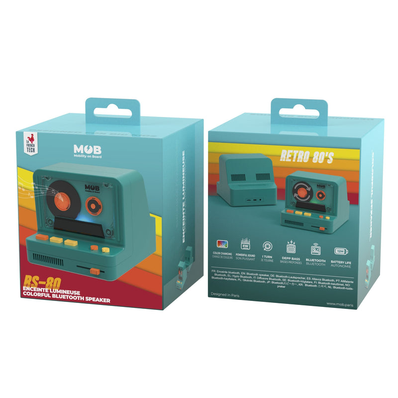 MOB RS-80 VINTAGE BLUETOOTH SPEAKER - BLUE