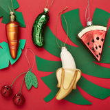 Sass and Belle Gherkin Shaped Bauble Green