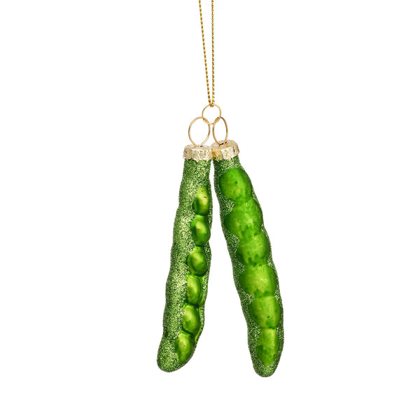 Sass and Belle Peas in a Pod Shaped Bauble