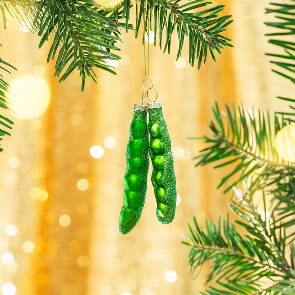 Sass and Belle Peas in a Pod Shaped Bauble