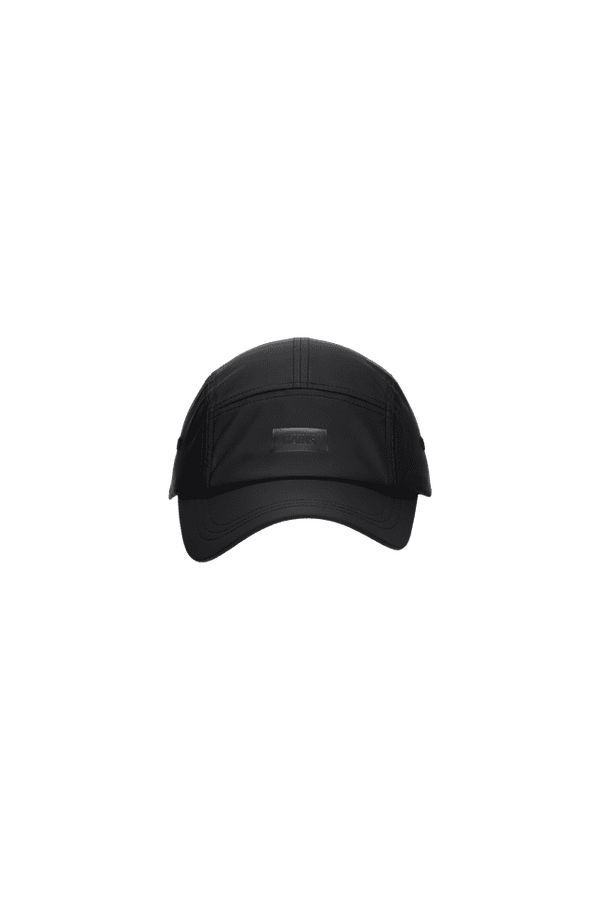 Rains 5 Panel Cap W1 Black