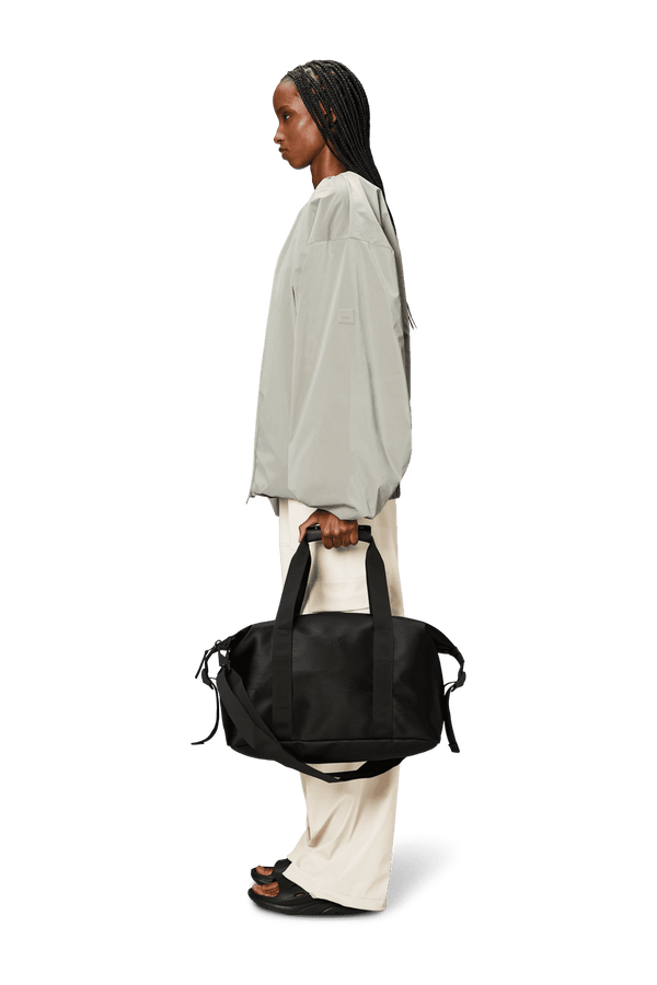 Rains Hilo Weekend Bag Small W3 Black Grain