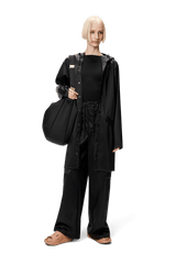 Rains Long Jacket W3 Black Grain