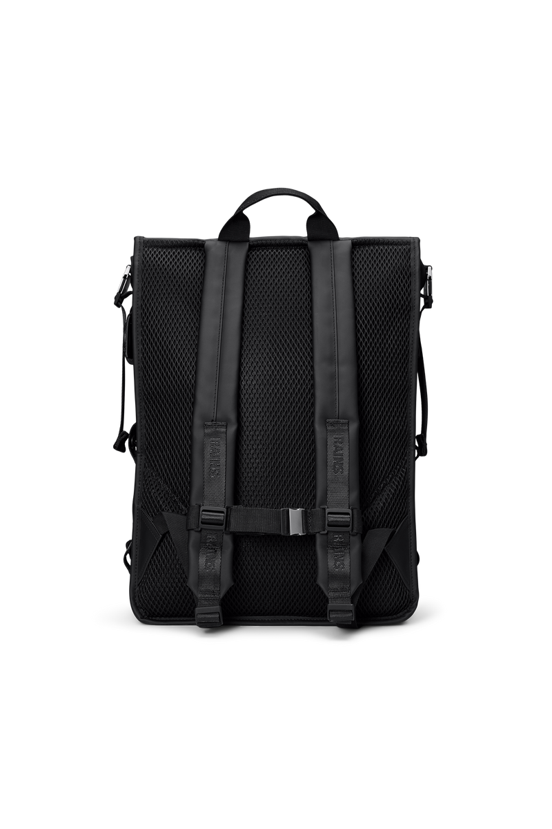 Rains Trail Cord Rolltop Backpack W3 Black
