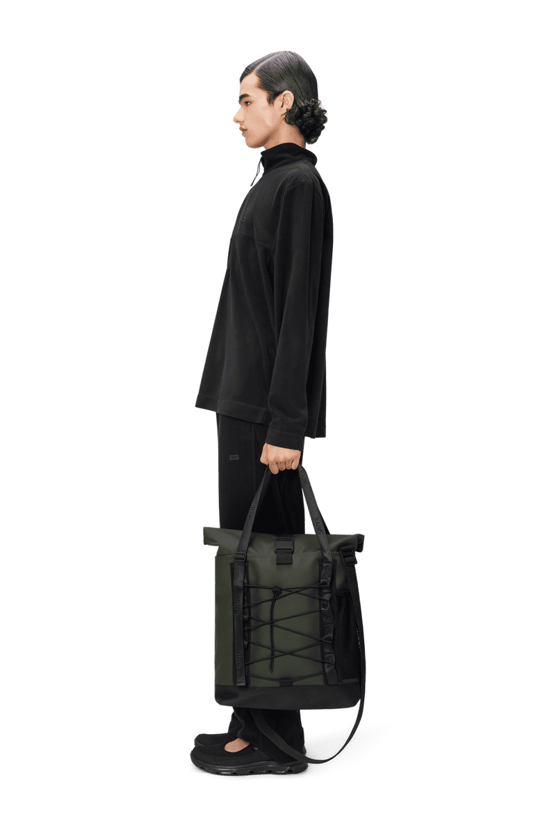Rains Trail Rolltop Tote Bag W3 Green