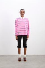 Remie Rugby Shirt - Pink Stripe