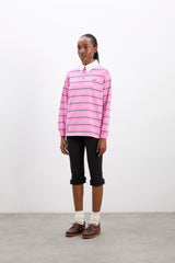 Remie Rugby Shirt - Pink Stripe