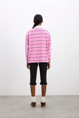 Remie Rugby Shirt - Pink Stripe