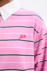 Remie Rugby Shirt - Pink Stripe