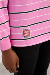 Remie Rugby Shirt - Pink Stripe