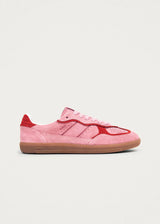 Rife Sea Pink Leather Sneakers