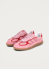 Rife Sea Pink Leather Sneakers