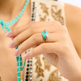 Rings Precieuse - Turquoise (Size 56)