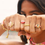 Rings Zenith - Corail