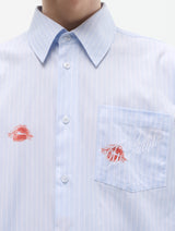 Risky Business LS Shirt - Blue Stripe