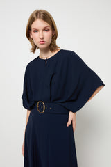 Robe Dress (ADJUHDFC) - NAVY