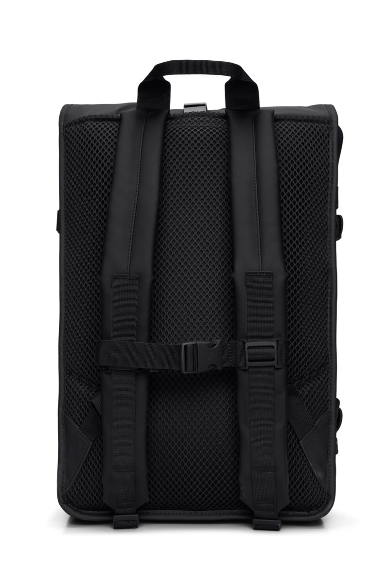 Rolltop Rucksack Contrast Large W3- Black