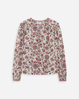 
Romantic cotton blouse with pattern fleur Valencia