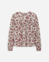 
Romantic cotton blouse with pattern fleur Valencia