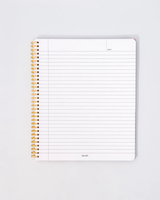 Rough Draft Large Notebook - Floral Stripe