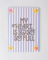 Rough Draft Notebook Set, My Heart is so Full