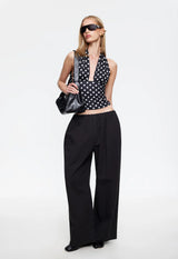 SAFARI HALTER - NOIR POLKA