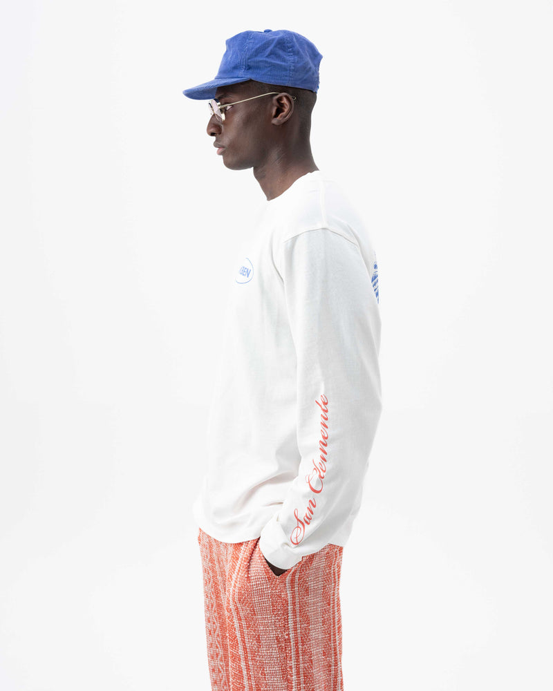 SAN CLEMENTE LS TEE - White