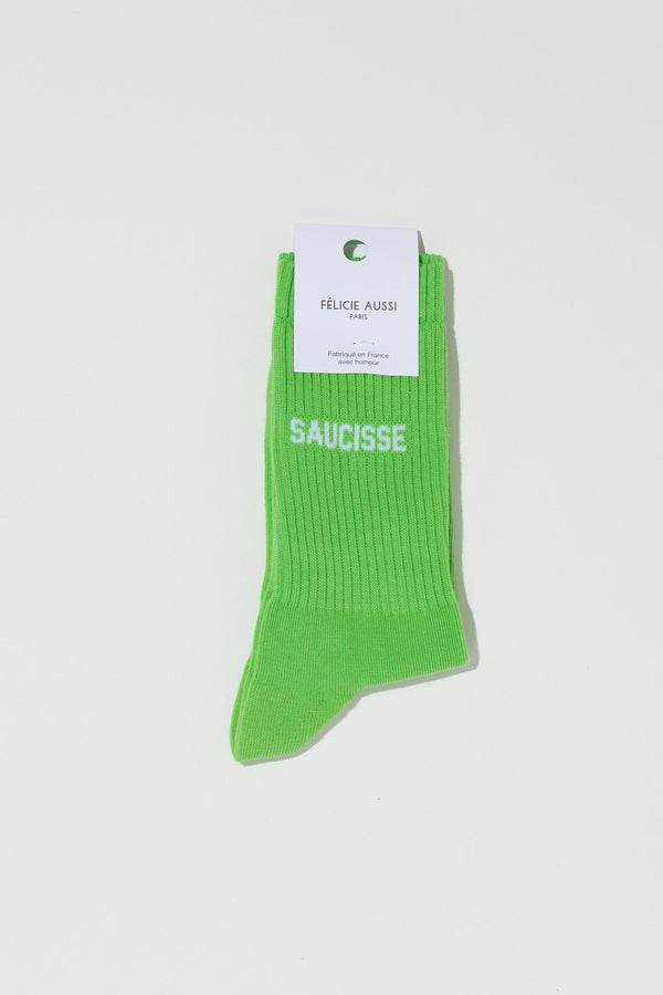 SAUCISSE SOCKS - GREEN