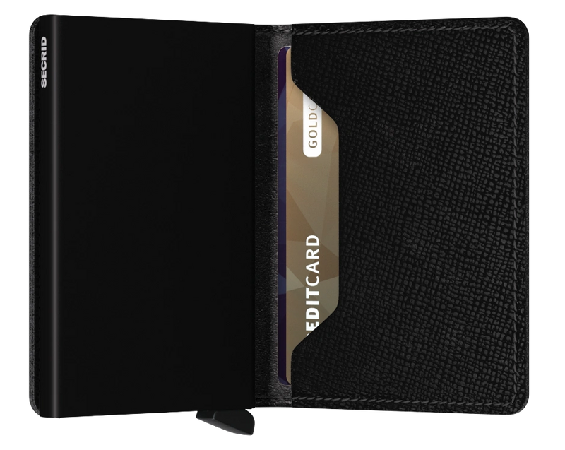 SECRID SLIM Wallet Crisple Black