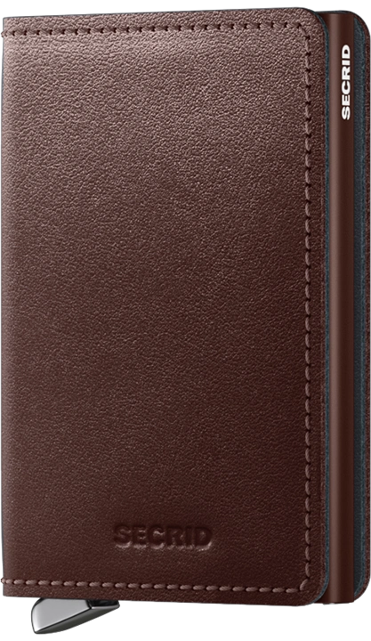 SECRID Premium Slimwallet Dusk Dark Brown