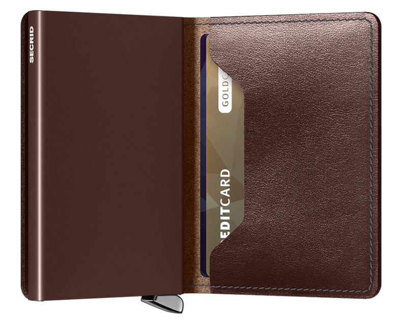 SECRID Premium Slimwallet Dusk Dark Brown